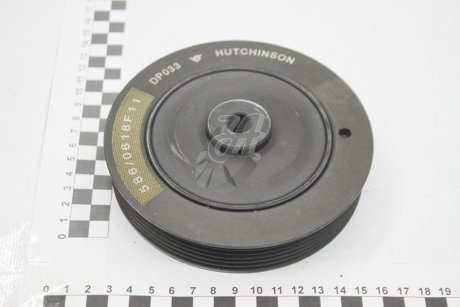 Шкив коленвала Renault Kangoo 1.9D 97- (6PK) HUTCHINSON DP033 (фото 1)