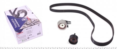 Комплект ГРМ Fiat Doblo 1.9D 01- (193x24) HUTCHINSON KH 118