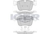 Фото автозапчасти колодки тормозные (передние) Citroen C4 13-/C5/Berlingo/Opel Combo/Peugeot 508 18-/3008/5008 16- ICER 182166-203 (фото 1)