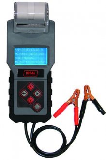 Тестер провідності батарей, 12V, 50-1400 EN, тип підтримуваних батарей: SLI; принтер, тест системи зарядки, тест стартера IDEAL BDT4000