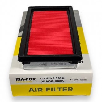Фільтр повітряний Nissan Micra, Note, VERSA 2012 - INA-FOR INF13.0104