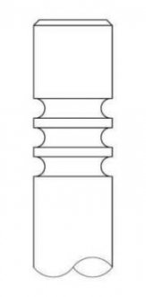 Всмоктуючий клапан (36x8x99) Volkswagen GOLF II, JETTA II, POLO, POLO CLASSIC 1.0/1.3 01.85-09.94 INTERVALVES TECHNOLOGIES AG 1613.002