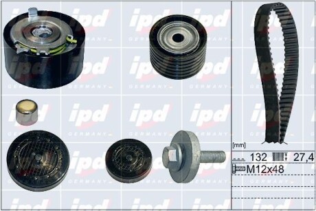 Фото автозапчасти комплект ГРМ IPD PARTS 20-1916