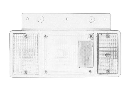 Фото автозапчастини задній ліхтар ISUZU 8980021650