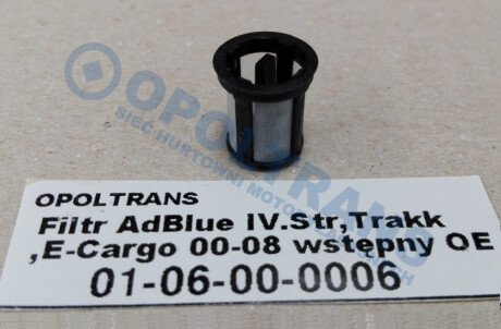 Фото автозапчастини filtr AdBlue IV.Str,Trakk,E-Cargo 00-08 wstД™pny OE IVECO 0106000006