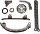 Фото автозапчасти комплект ГРМ (цепь+шестерня) TOYOTA YARIS 1.3 04.02-11.10 JAKOPARTS J1192028 (фото 1)