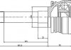 Фото автозапчастини шарнір приводного валу зовнішній ліва/права (28z/25z) HYUNDAI GALLOPER II; MITSUBISHI L 300 III, L200, PAJERO I 2.0-3.0 01.83-05.04 JAKOPARTS J2825007 (фото 2)