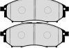Гальмівні колодки, дискове гальмо (набір) JAKOPARTS J3601093 (фото 2)