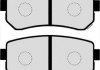 Гальмівні колодки, дискове гальмо (набір) JAKOPARTS J3610312 (фото 2)
