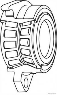 Комплект підшипника колеса задний (із маточиною) (43x70x47) HONDA CR-V I 2.0 10.95-02.02 JAKOPARTS J4714030 (фото 1)