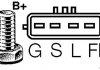 Генератор (14В, 95А) MITSUBISHI COLT VI 1.1/1.1LPG 10.04-06.12 JAKOPARTS J5115098 (фото 4)