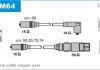 Фото автозапчасти дроти запалення, набір Janmor ABM64 (фото 1)