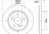 Фото автозапчастини db тормозной диск задн.w124/203/210 3.6/4.2 JAPANPARTS DP-0506 (фото 1)