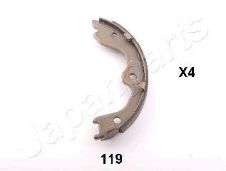 Фото автозапчасти колодки ручного гальма NISSAN 350Z, Teana JAPANPARTS GF-119AF