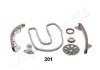 Фото автозапчасти toyota к-кт цепи грм avensis,auris,corolla,rav 4 ii 1.6/1.8vvt-i 00- JAPANPARTS KDK-201 (фото 1)