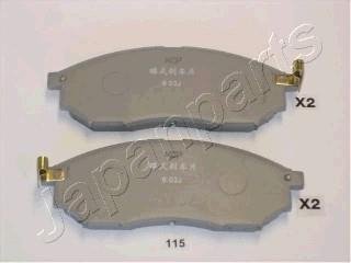 Фото автозапчасти nissan гальмівні колодки передн..murano,navara,pathfinder 05- сист.sumitomo JAPANPARTS PA-115AF