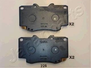 Фото автозапчасти toyota гальмівні колодки передні hilux 06- JAPANPARTS PA-226AF