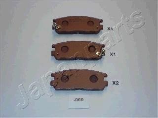 Фото автозапчасти opel гальмівні колодки задн. frontera a,b 2 JAPANPARTS PP-999AF