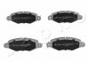 Фото автозапчасти колодки тормозные дисковые Nissan Kubistar 1.2 (03-09),Nissan Kubistar 1.2 (06-09) JAPKO 50114 (фото 1)