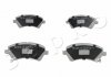 Фото автозапчасти колодки тормозные дисковые Toyota Corolla 1.4 (04-07),Toyota Corolla 1.8 (02-07) JAPKO 50211 (фото 1)