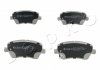 Фото автозапчасти колодки тормозные дисковые Nissan Micra iv 1.2 (10-),Nissan Micra iv 1.2 (11-) JAPKO 50800 (фото 1)