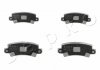 Фото автозапчасти колодки тормозные дисковые Toyota Corolla 2.0 (03-07),Toyota Corolla 1.4 (04-07) JAPKO 51257 (фото 1)