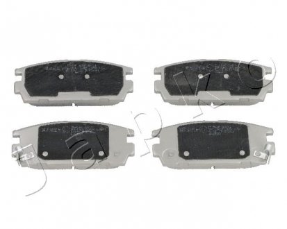 Колодки тормозные задние диск. Hyundai Terracan (HP) (01-08) JAPKO 51H03