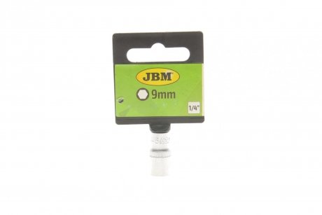 Головка 6-гранна (HEX 1/4" 9mm) JBM 10106