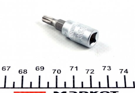 Фото автозапчасти бита Torx T25 + адаптер под ключ 1/4" JBM 10132