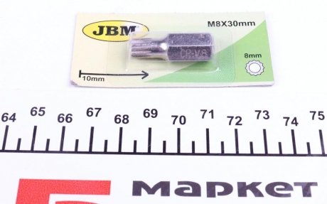 Бита XZN TP (M10x8mm) JBM 10426 (фото 1)