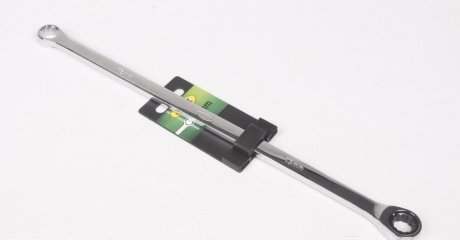 Ключ 12-гранний плоский-кільцевий подовжений з тріскачкою (13mm) JBM 13456