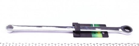 Ключ 12-гранний плоский-кільцевий подовжений з тріскачкою (19mm) JBM 13462