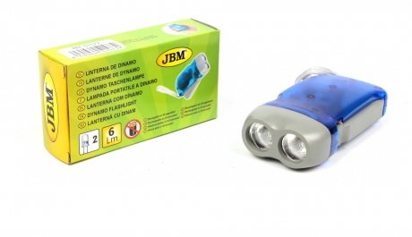 Ліхтарик динамо (2LED/6Lm) JBM 51573