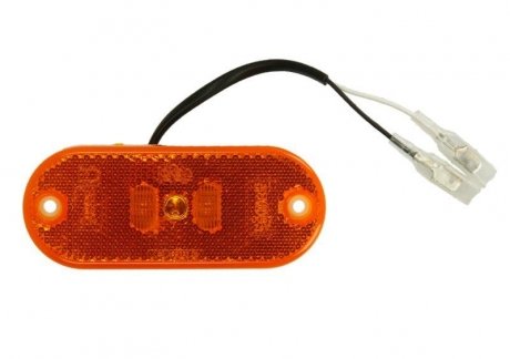 Габаритний ліхтар лівий/правий, оранжевий, LED, висота 45мм; ширина 110 мм; глибина 13мм, поверхня, довжина кабелю 100, без підвіски, 12В JOKON 12.1008.100