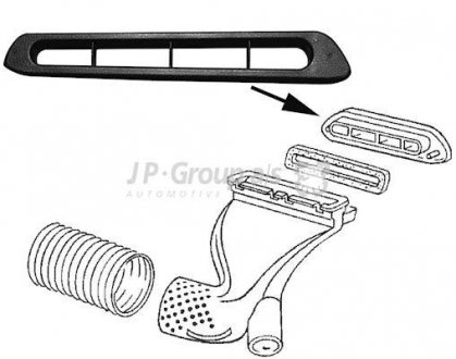 Фото автозапчасти элементы управления, отопление / вентиляция JP GROUP 8189800770