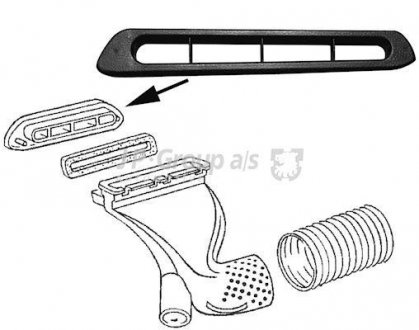Фото автозапчастини элементы управления, отопление / вентиляция JP GROUP 8189800780 (фото 1)