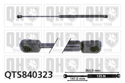 Фото автозапчастини газовая пружина JP GROUP QTS840323