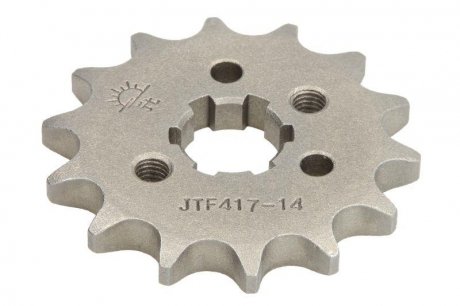 Зірочка передня сталева, тип ланцюга: 428, кількість зубів: 14 KAWASAKI BN, KMX 125 1986-2007 JT JTF417,14
