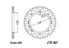 Фото автозапчастини задня зірочка сталева, тип ланцюга: 520, кількість зубів: 47 KAWASAKI BJ, KL, KLE, KLR, KLX 250/500/650 1987-2015 JT JTR487,47 (фото 1)