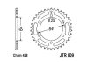 Задняя звездочка стальная, тип цепи: 428, количество зубьев: SUZUKI TF 100/125/185 1979-2011 JT JTR809,55 (фото 2)