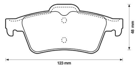 Фото автозапчасти klocki 23482 Ford Transit Connect 02-13r /T/ Jurid 1001010757