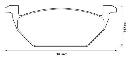 Фото автозапчасти klocki 23130 VW Caddy III 04- /P/ Jurid 1001011021