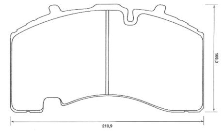 Фото автозапчастини klocki 29171,29264 BPW ECO MAXX/PLUS 96- Jurid 1001011271