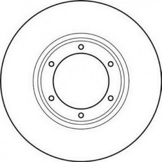 Фото автозапчасти гальмівний диск Jurid 561043J