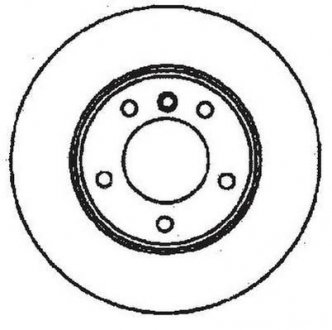 Тормозной диск передняя левая/правая (с винтами) BMW 3 (E36), 3 (E46), Z3 (E36), Z4 (E85) 1.6-2.8 09.90-02.09 Jurid 561551JC