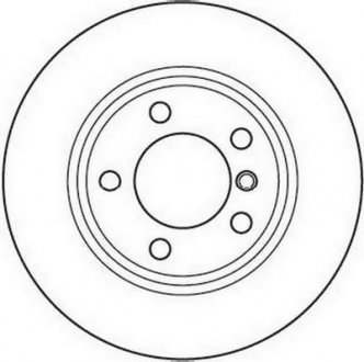 Гальмівний диск передня ліва/права (з гвинтами) BMW 3 (E46), Z3 (E36), Z4 (E85) 2.0-3.0 02.98-02.09 Jurid 562090JC (фото 1)