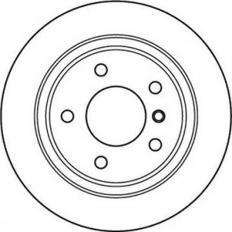 Тормозной диск задняя левая/правая (с винтами) BMW 3 (E46) 2.0-2.8 02.98-12.07 Jurid 562094JC
