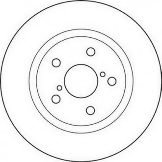 Гальмівний диск передня ліва/права (без болтів) TOYOTA RAV 4 I 2.0 06.94-06.00 Jurid 562119JC (фото 1)