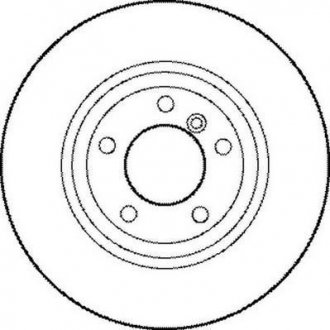 Тормозной диск передняя левая/правая (с винтами) BMW 3 (E46), Z4 (E85), Z4 (E86) 2.5/3.0/3.0D 10.99-08.08 Jurid 562188JC (фото 1)