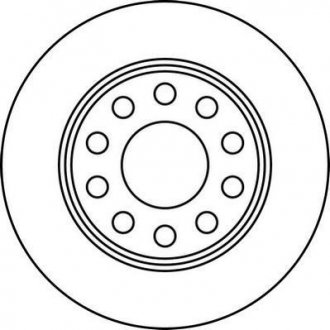 Гальмівний диск задня ліва/права (з гвинтами) AUDI A4 B6, A4 B7; SEAT EXEO, EXEO ST 1.8-3.0 11.00-05.13 Jurid 562191JC
